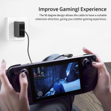 „Tech-Protect Ultraboost AA02“ USB-C kampinis adapteris – pilkas