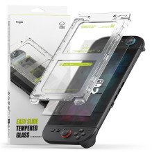 „Ringke Easy Slide“ 2 grūdinto stiklo pakuotė, skirta „Nintendo Switch 2“ – permatoma „Ringke Easy Slide“ 2 grūdinto stiklo pakuotė, skirta „Nintendo Switch 2“ – permatoma