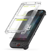 „Ringke Easy Slide“ 2 grūdinto stiklo pakuotė, skirta „Nintendo Switch 2“ – permatoma „Ringke Easy Slide“ 2 grūdinto stiklo pakuotė, skirta „Nintendo Switch 2“ – permatoma