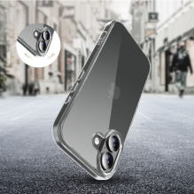 „Tech-Protect FlexAir“ hibridinis dėklas, skirtas „iPhone 17“ – skaidrus