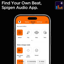 „Spigen SA2401 ANC Pro“ belaidės ausinės – juodos
