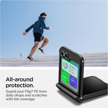 „Spigen Tough Armor Pro MagSafe“ dėklas, skirtas „Samsung Galaxy Z Flip 6 / 7 FE“ – juodas