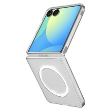 Spigen AirSkin Mag MagSafe Case for Samsung Galaxy Z Flip 7 - Clear and White Spigen AirSkin Mag MagSafe Case for Samsung Galaxy Z Flip 7 - Clear and White
