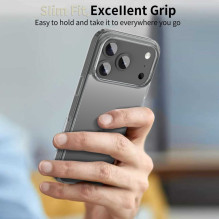„Tech-Protect FlexAir“ hibridinis dėklas, skirtas „iPhone 17 Pro“ – skaidrus
