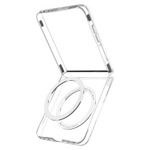 Spigen AirSkin Mag MagSafe Case for Samsung Galaxy Z Flip 7 - Clear and White Spigen AirSkin Mag MagSafe Case for Samsung Galaxy Z Flip 7 - Clear and White