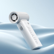 „Jisulife“ nešiojamas ventiliatorius „Life9“ 3600mAh nešiojamas mini pūstuvas USB ventiliatorius – pilkas