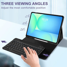 „Tech-Protect“ SC rašiklio ir klaviatūros dėklas, skirtas „Samsung Galaxy Tab S10 FE+ 13.1 X620 / X626B“ – juodas „Tech-Protect“ SC rašiklio ir klaviatūros dėklas, skirtas „Samsung Galaxy Tab S10 FE+ 13.1 X620 / X626B“ – juodas