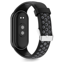 „Tech-Protect IconBand Air Strap“ skirtas „Xiaomi Smart Band 8 / 9 / 10“ / NFC – juodas ir pilkas