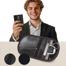 „Tech-Protect KLR100“ RFID dėklas – juodas ir raudonas