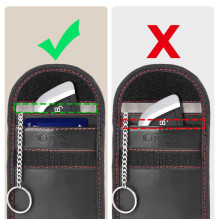 „Tech-Protect KLR100“ RFID dėklas – juodas ir raudonas