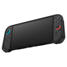 „Spigen Rugged Armor“ dėklas, skirtas „Nintendo Switch 2“ - matinės juodos spalvos