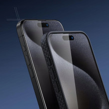 „Tech-Protect Glass Fit+“ 2 grūdinto stiklo pakuotė, skirta „Google Pixel 9 Pro XL / 10 Pro XL“ – skaidri.