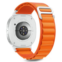 Tech-Protect Nylon Stripe Strap for Samsung Galaxy Watch 40 / 44 / 46 mm - Orange