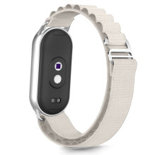 „Tech-Protect“ nailono „Pro“ dirželis, skirtas „Xiaomi Smart Band 8 / 9 / 10 / NFC“ – smėlio spalvos