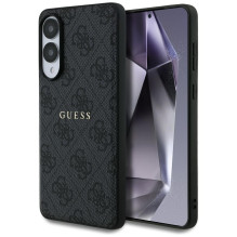 „Guess 4G Ring Classic Logo MagSafe“ dėklas, skirtas „Samsung Galaxy S25 Edge“ – juodas
