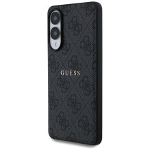„Guess 4G Ring Classic Logo MagSafe“ dėklas, skirtas „Samsung Galaxy S25 Edge“ – juodas