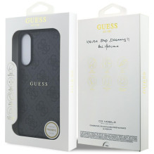 „Guess 4G Ring Classic Logo MagSafe“ dėklas, skirtas „Samsung Galaxy S25 Edge“ – juodas