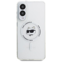 Karl Lagerfeld „MagSafe“ dėklas su „Button Choupette Head“ logotipu ir logotipu, skirtas „Samsung Galaxy S25 Edge“ – bal