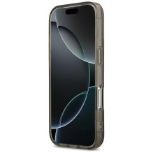 „MagSafe“ dėklas su JAV polo marškinėliais ir apatine juostele, skirtas „iPhone 17 Pro“ – juodas