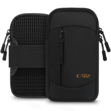 Tech-Protect M6 Universal Sport Armband - Black and Orange Tech-Protect M6 Universal Sport Armband - Black and Orange