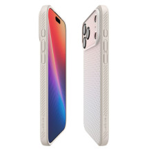 „Spigen Liquid Air“ dėklas, skirtas „iPhone 17 Pro“ – titano spalvos