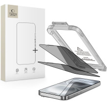 „Tech-Protect Quick Set Spy+“ privatumo stiklų, skirtų „iPhone 15“ / „16“, 2 vnt. pakuotėje