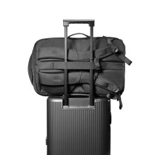 „Tech-Protect Defender S40“ kuprinė, skirta „Ryanair“ ir „Wizzar“, 20 l talpos nešiojamajam kompiuteriui – juoda