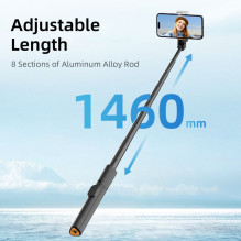 Asmenukių lazda „Tech-Protect L09S“ su trikoju – juoda