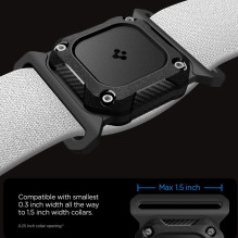 Spigen Tough Armor Pet Collar AirTag 1 / 2 Case - Black Spigen Tough Armor Pet Collar AirTag 1 / 2 Case - Black