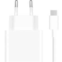 „Xiaomi MDY-16-EF“ 1xUSB-A 33W sieninis įkroviklis su 3A USB-C laidu - baltas „Xiaomi MDY-16-EF“ 1xUSB-A 33W sieninis įkroviklis su 3A USB-C laidu - baltas