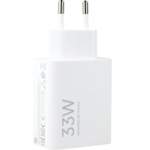 „Xiaomi MDY-16-EF“ 1xUSB-A 33W sieninis įkroviklis su 3A USB-C laidu - baltas „Xiaomi MDY-16-EF“ 1xUSB-A 33W sieninis įkroviklis su 3A USB-C laidu - baltas