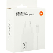 „Xiaomi MDY-16-EF“ 1xUSB-A 33W sieninis įkroviklis su 3A USB-C laidu - baltas „Xiaomi MDY-16-EF“ 1xUSB-A 33W sieninis įkroviklis su 3A USB-C laidu - baltas