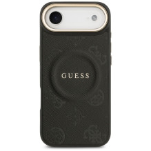 „Guess Peony Hot Stamp MagSafe“ dėklas, skirtas „iPhone Air“ – juodas