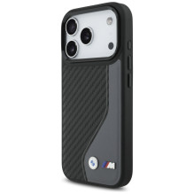BMW M Carbon logotipo „MagSafe“ dėklas, skirtas iPhone 17 Pro – grafito spalvos BMW M Carbon logotipo „MagSafe“ dėklas, skirtas iPhone 17 Pro – grafito spalvos