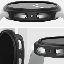 Ringke Slim 2-pack Case for Samsung Galaxy Watch 8 44mm - Transparent-Matte Black Ringke Slim 2-pack Case for Samsung Galaxy Watch 8 44mm - Transparent-Matte Black