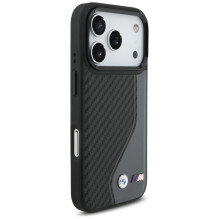 BMW M Carbon logotipo „MagSafe“ dėklas, skirtas iPhone 17 Pro – grafito spalvos BMW M Carbon logotipo „MagSafe“ dėklas, skirtas iPhone 17 Pro – grafito spalvos