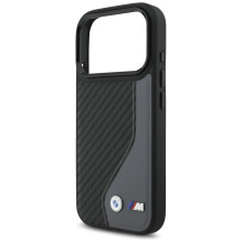 BMW M Carbon logotipo „MagSafe“ dėklas, skirtas iPhone 17 Pro – grafito spalvos BMW M Carbon logotipo „MagSafe“ dėklas, skirtas iPhone 17 Pro – grafito spalvos