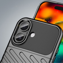 „Thunder“ dėklas, skirtas „iPhone 17“ – juodas