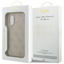 „Guess 4G Classic“ dėklas, skirtas „iPhone 17“ – rožinis