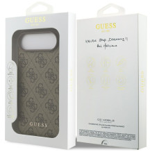 „Guess 4G Classic“ dėklas, skirtas „iPhone 17 Air“ – rudas