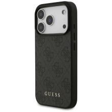 „Guess 4G Classic“ dėklas, skirtas „iPhone 17 Pro“ – juodas