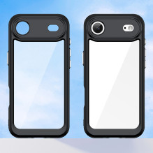 „Outer Space“ dėklas, skirtas „iPhone 17 Air“ – juodas permatomas