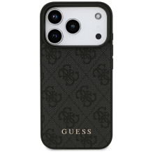 „Guess 4G Classic“ dėklas, skirtas „iPhone 17 Pro“ – juodas