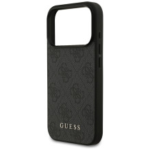 „Guess 4G Classic“ dėklas, skirtas „iPhone 17 Pro“ – juodas