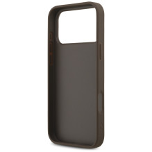 „Guess 4G Classic“ dėklas, skirtas „iPhone 17 Pro Max“ – rudas