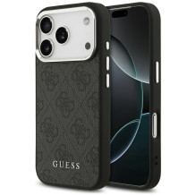 „Guess 4G Classic Logo MagSafe“ dėklas, skirtas „iPhone 17 Pro“ – juodas
