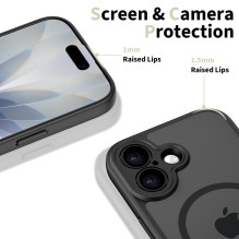 Tech-Protect BasicMag MagSafe Case for iPhone 17 - Matte Black