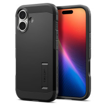 „Spigen Tough Armor 'T' MagSafe“ dėklas, skirtas „iPhone 17“ – juodas „Spigen Tough Armor 'T' MagSafe“ dėklas, skirtas „iPhone 17“ – juodas