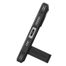 „Spigen Tough Armor 'T' MagSafe“ dėklas, skirtas „iPhone 17“ – juodas „Spigen Tough Armor 'T' MagSafe“ dėklas, skirtas „iPhone 17“ – juodas