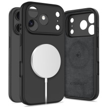 „Tech-Protect BasicMag MagSafe“ dėklas, skirtas „iPhone 17 Pro Max“ – matinės juodos spalvos